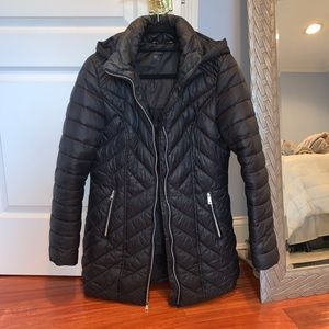 Black winter jacket